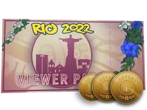 Rio 2022 Viewer Pass + 3 Souvenir Tokens