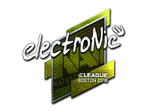 electronic (Foil) | Boston 2018