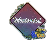 w0nderful (Glitter) | Rio 2022