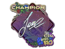 Jame (Glitter, Champion) | Rio 2022