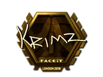 KRIMZ (Gold) | London 2018