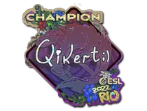 qikert (Glitter, Champion) | Rio 2022