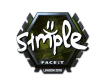 s1mple (Foil) | London 2018
