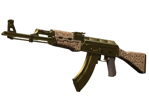 Souvenir AK-47 | Gold Arabesque (Well-Worn)