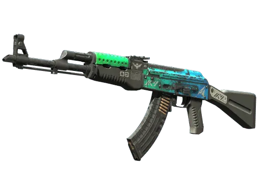 StatTrak™ AK-47 | Ice Coaled (Battle-Scarred)