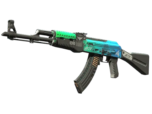 StatTrak™ AK-47 | Ice Coaled (Well-Worn)