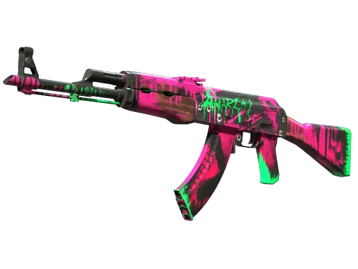 StatTrak™ AK-47 | Neon Revolution (Minimal Wear)