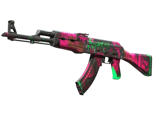 StatTrak™ AK-47 | Neon Revolution (Battle-Scarred)