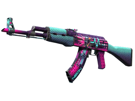AK-47 | Neon Rider (Well-Worn)