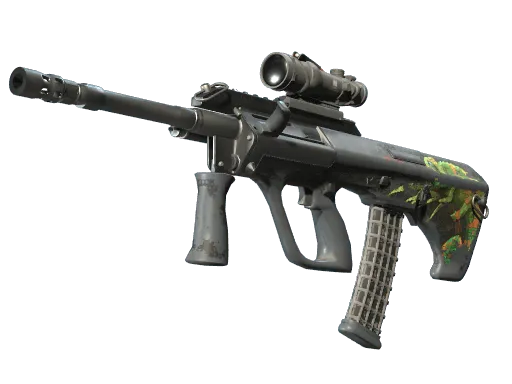 StatTrak™ AUG | Chameleon (Battle-Scarred)