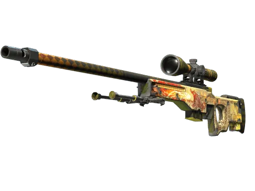 Souvenir AWP | Dragon Lore (Well-Worn)