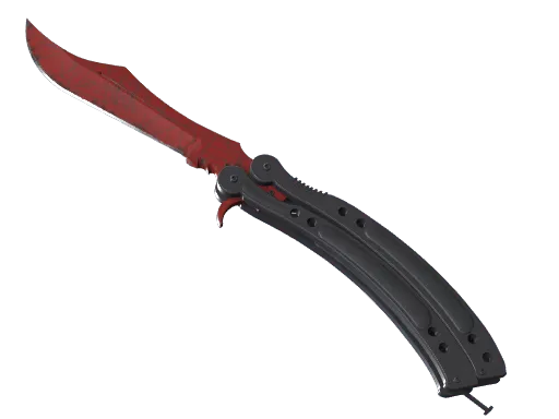 ★ Butterfly Knife | Crimson Web (Minimal Wear)