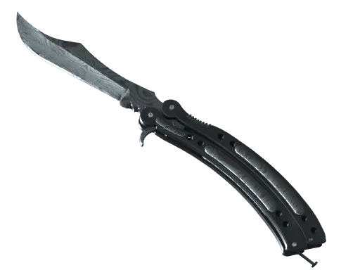 ★ Butterfly Knife | Damascus Steel (Well-Worn)