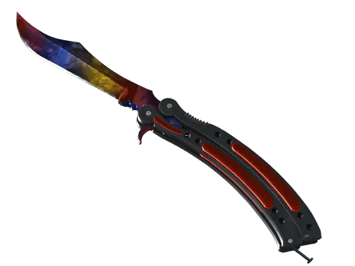 ★ Butterfly Knife | Marble Fade (Minimal Wear)