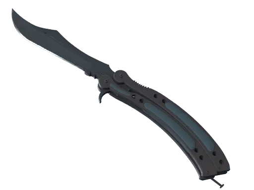 ★ StatTrak™ Butterfly Knife | Night (Minimal Wear)