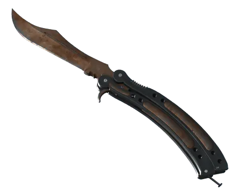 ★ Butterfly Knife | Rust Coat (Battle-Scarred)