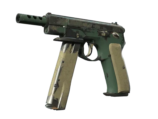 CZ75-Auto | Green Plaid (Battle-Scarred)