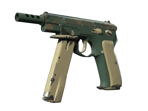 CZ75-Auto | Green Plaid (Well-Worn)