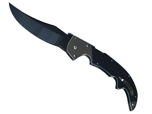 ★ StatTrak™ Falchion Knife | Blue Steel (Well-Worn)