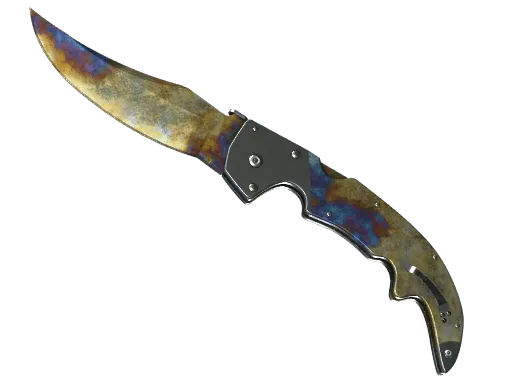 ★ StatTrak™ Falchion Knife | Case Hardened (Battle-Scarred)