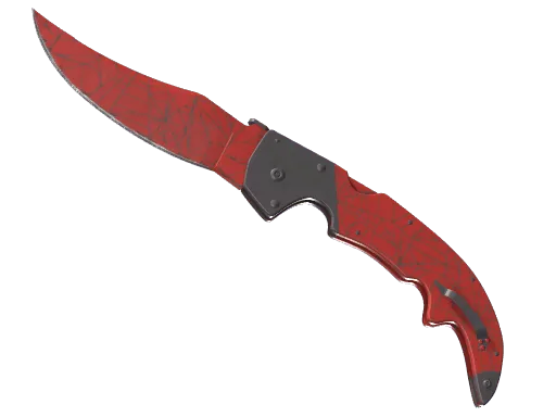 ★ Falchion Knife | Crimson Web (Minimal Wear)