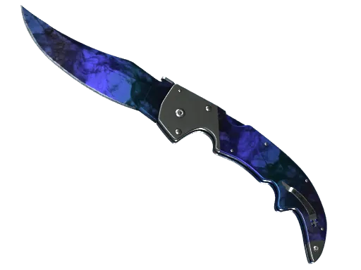 ★ StatTrak™ Falchion Knife | Doppler (Minimal Wear)