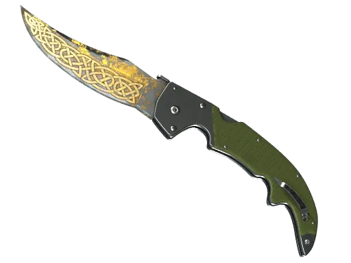 ★ StatTrak™ Falchion Knife | Lore (Battle-Scarred)