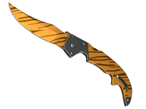 ★ StatTrak™ Falchion Knife | Tiger Tooth (Minimal Wear)