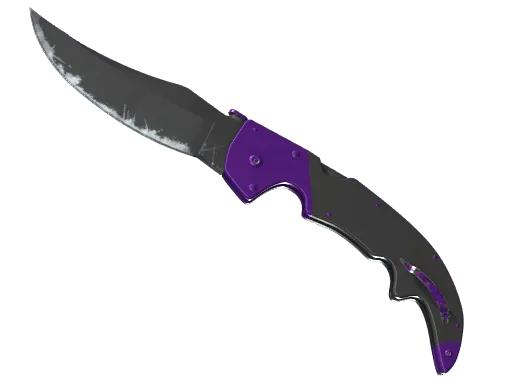 ★ StatTrak™ Falchion Knife | Ultraviolet (Well-Worn)