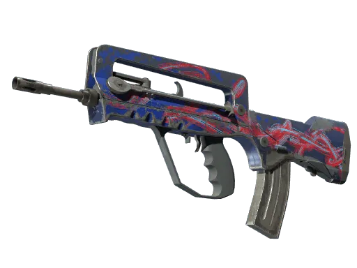 StatTrak™ FAMAS | Afterimage (Well-Worn)