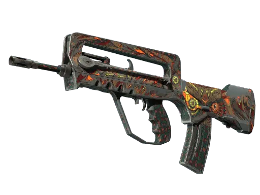 StatTrak™ FAMAS | Eye of Athena (Battle-Scarred)