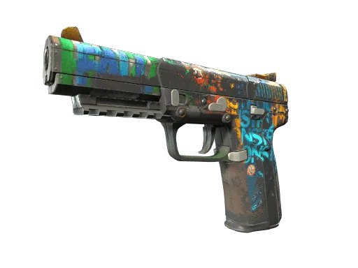 Souvenir Five-SeveN | Fall Hazard (Battle-Scarred)