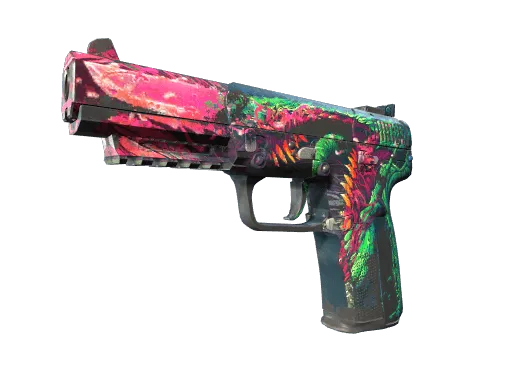 Five-SeveN | Hyper Beast (Battle-Scarred)