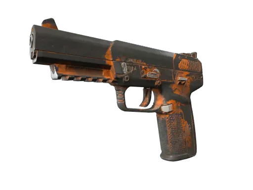 Five-SeveN | Orange Peel (Battle-Scarred)