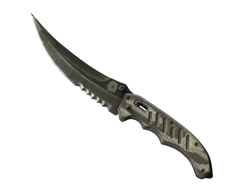 ★ StatTrak™ Flip Knife | Black Laminate (Battle-Scarred)