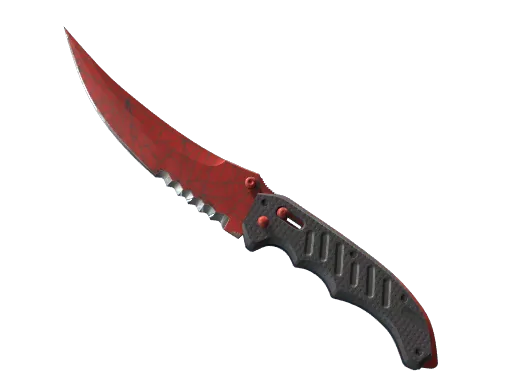 ★ StatTrak™ Flip Knife | Crimson Web (Minimal Wear)