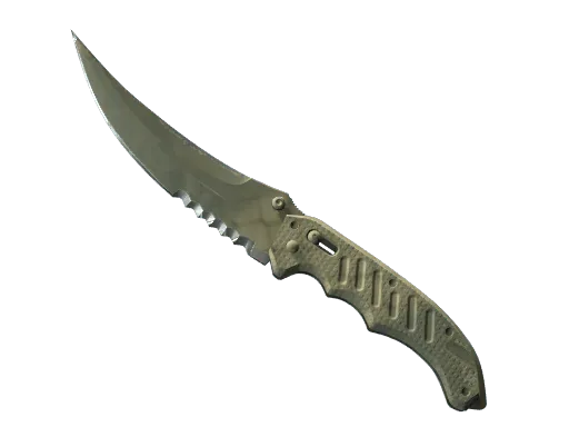 ★ StatTrak™ Flip Knife | Safari Mesh (Well-Worn)