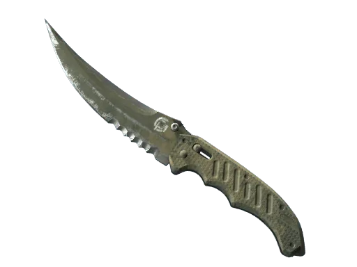 ★ Flip Knife | Safari Mesh (Battle-Scarred)