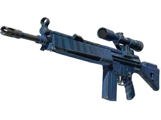 StatTrak™ G3SG1 | Azure Zebra (Field-Tested)