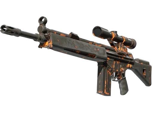 G3SG1 | Orange Crash (Battle-Scarred)