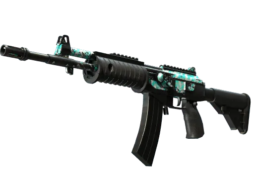 Galil AR | Aqua Terrace (Battle-Scarred)