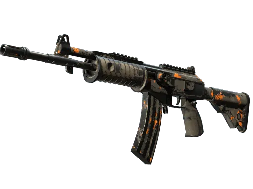 StatTrak™ Galil AR | Orange DDPAT (Battle-Scarred)