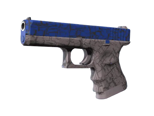 StatTrak™ Glock-18 | Blue Fissure (Minimal Wear)