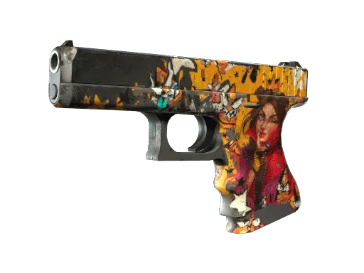 StatTrak™ Glock-18 | Bullet Queen (Battle-Scarred)