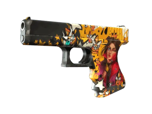 StatTrak™ Glock-18 | Bullet Queen (Well-Worn)