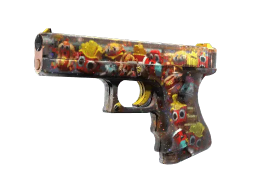 StatTrak™ Glock-18 | Snack Attack (Battle-Scarred)