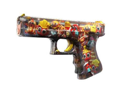 StatTrak™ Glock-18 | Snack Attack (Minimal Wear)