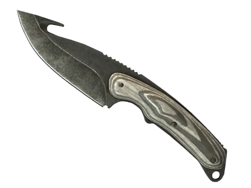 ★ StatTrak™ Gut Knife | Black Laminate (Battle-Scarred)