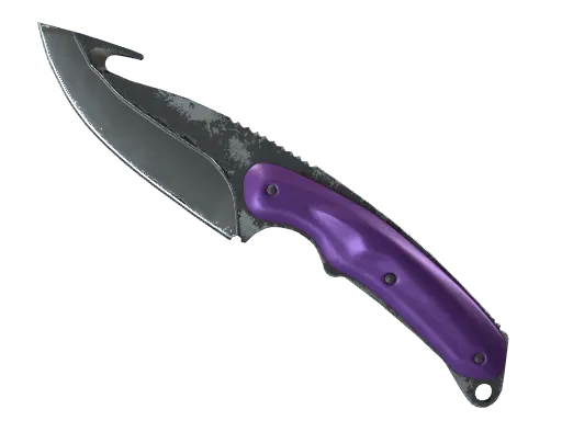★ StatTrak™ Gut Knife | Ultraviolet (Well-Worn)