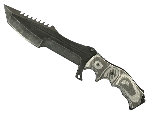 ★ Huntsman Knife | Black Laminate (Battle-Scarred)